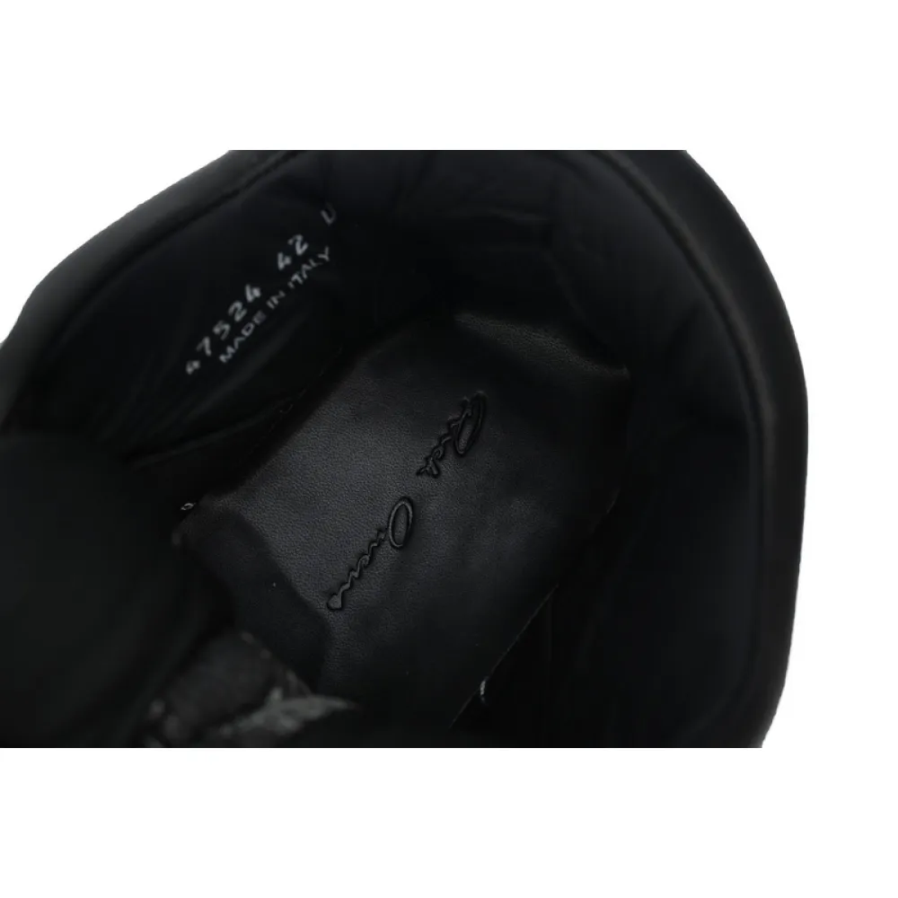 Bstsneaker-Rick Owens Luxor Jumbo Padded Low 'Black Milk'