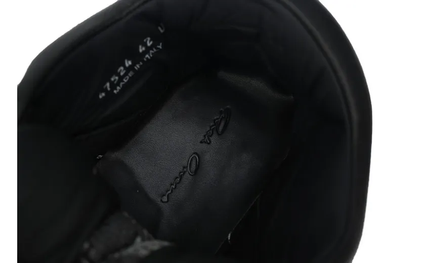 Bstsneaker-Rick Owens Luxor Jumbo Padded Low 'Black Milk'