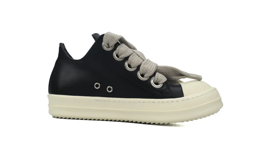 Bstsneaker-RICK OWENS/RO Black and White