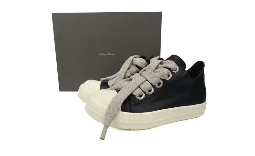 Bstsneaker-RICK OWENS/RO Black and White