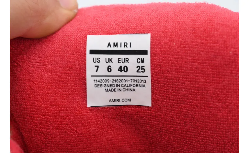 Bstsneaker-AMIRI White Red