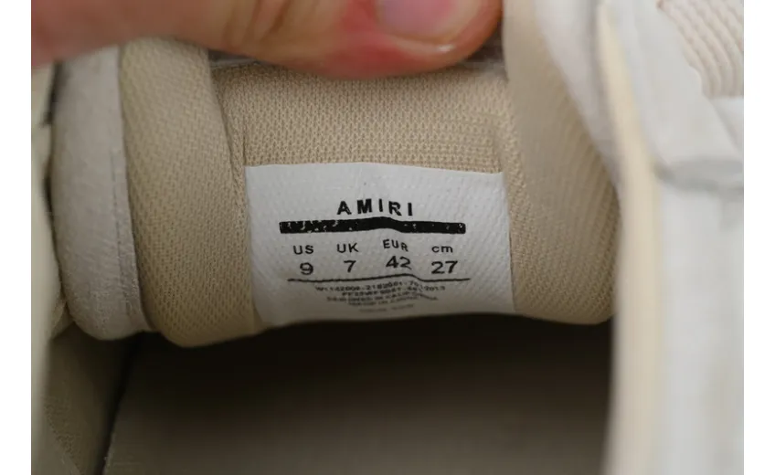 Bstsneaker-AMIRI Sneakers White Grey