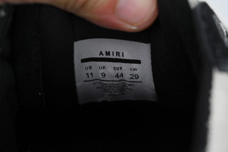 Bstsneaker-AMIRI Sneakers Black Grey