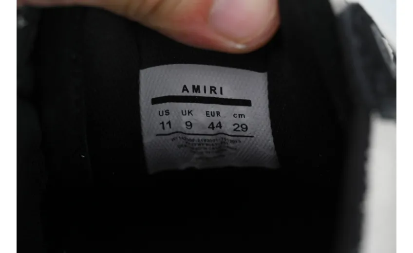 Bstsneaker-AMIRI Sneakers Black Grey