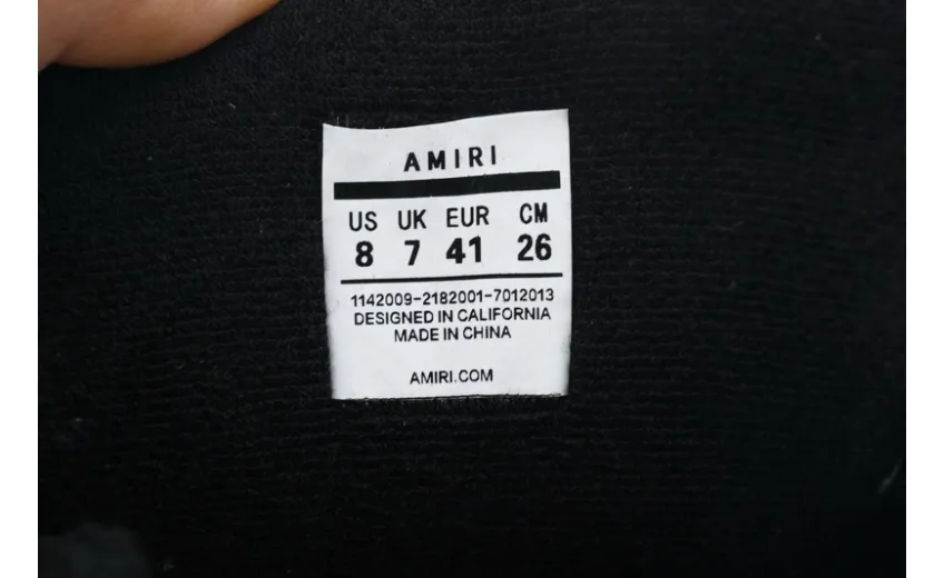 Bstsneaker-AMIRI Black and White
