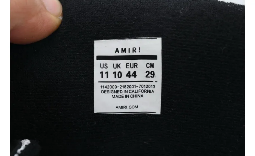 Bstsneaker-AMIRI White Black