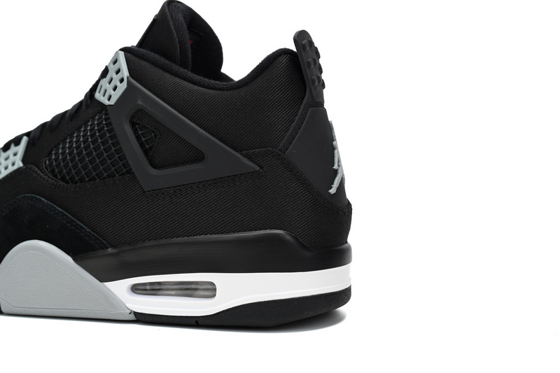 Bstsneaker- Air Jordan 4 Retro Black Canvas DH7138-006
