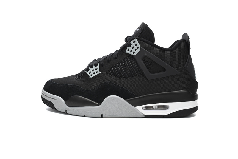 Bstsneaker- Air Jordan 4 Retro Black Canvas DH7138-006