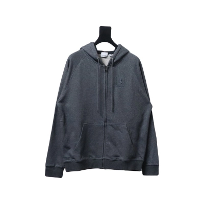Bstsneaker-Burberry 22FW hooded zip-up hoodie Dark Grey 01