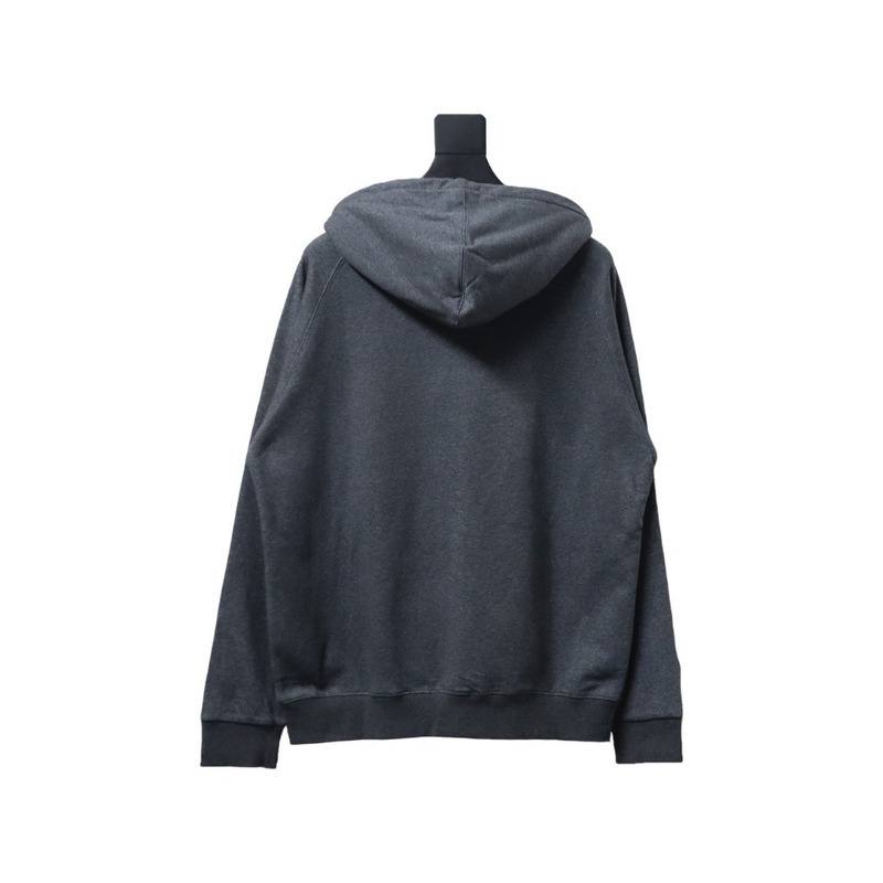 Bstsneaker-Burberry 22FW hooded zip-up hoodie Dark Grey