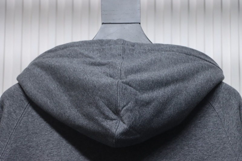 Bstsneaker-Burberry 22FW hooded zip-up hoodie Dark Grey