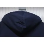 Bstsneaker-Burberry 22FW hooded zip-up hoodie Black-Blue
