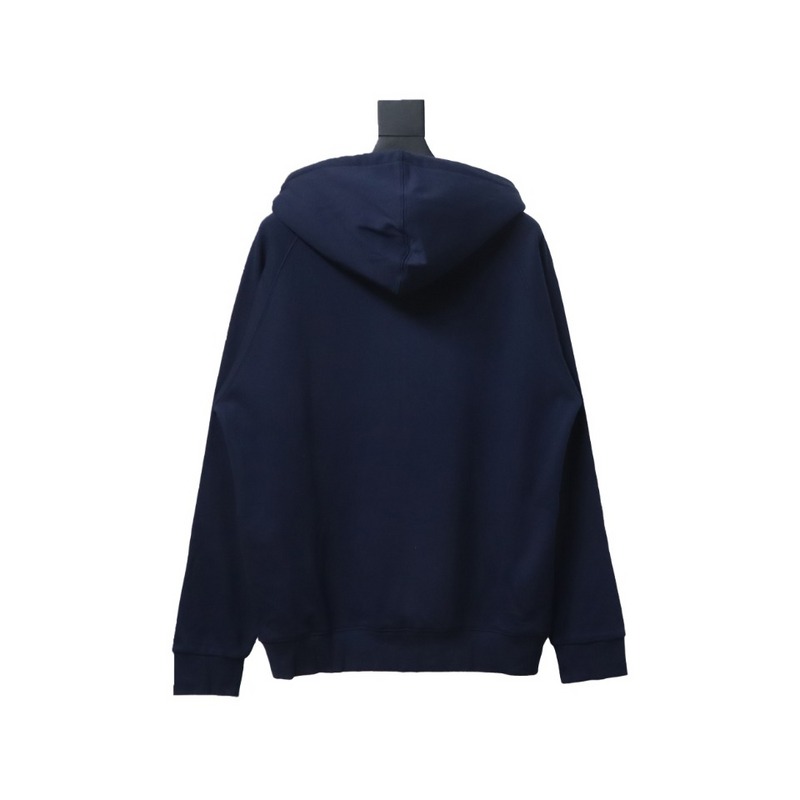 Bstsneaker-Burberry 22FW hooded zip-up hoodie Black-Blue