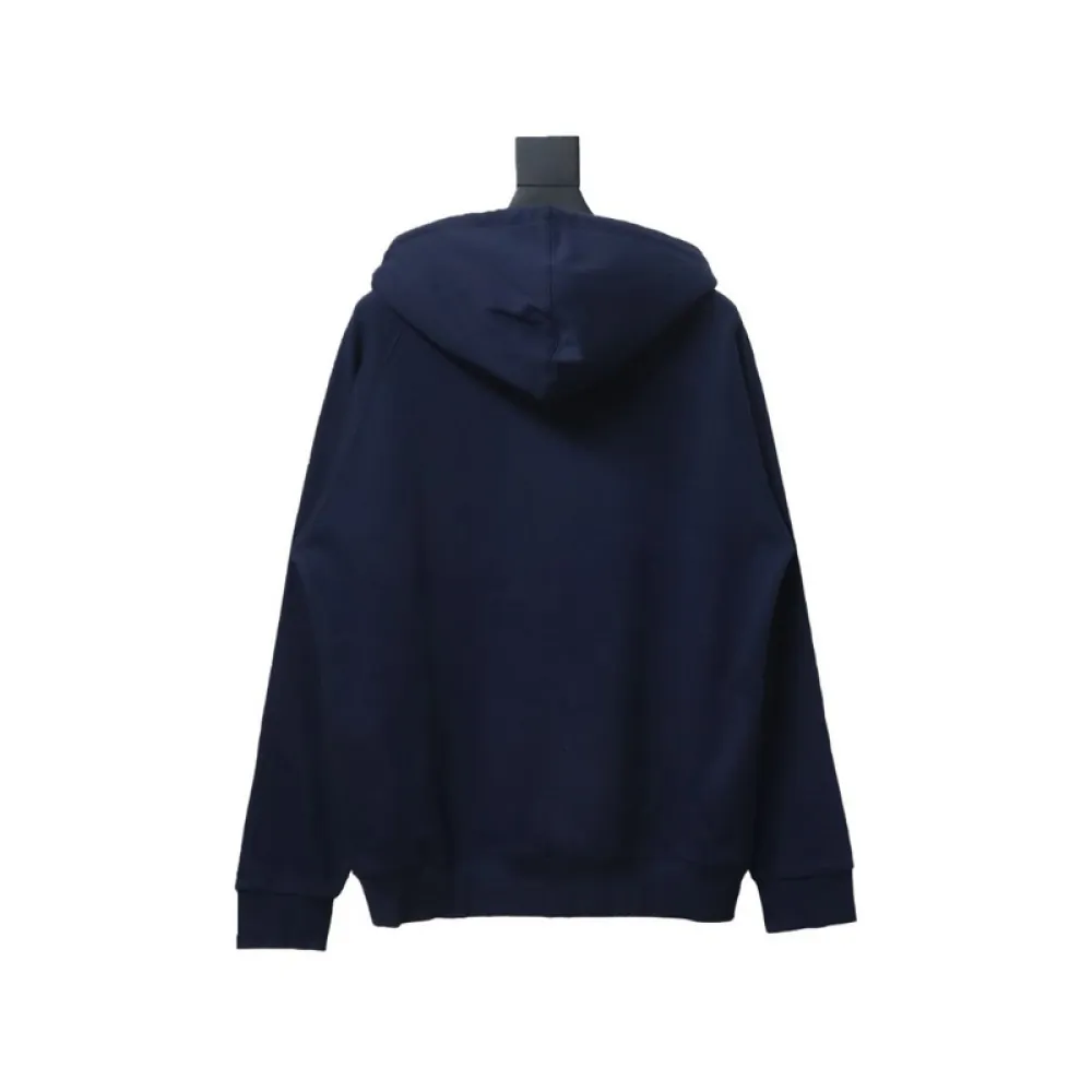 Bstsneaker-Burberry 22FW hooded zip-up hoodie Black-Blue