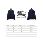 Bstsneaker-Burberry 22FW hooded zip-up hoodie Black-Blue
