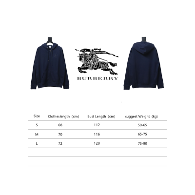 Bstsneaker-Burberry 22FW hooded zip-up hoodie Black-Blue 02
