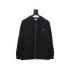 Bstsneaker-Burberry chest zip-up jacket Black