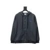Bstsneaker-Burberry chest zip-up jacket Grey
