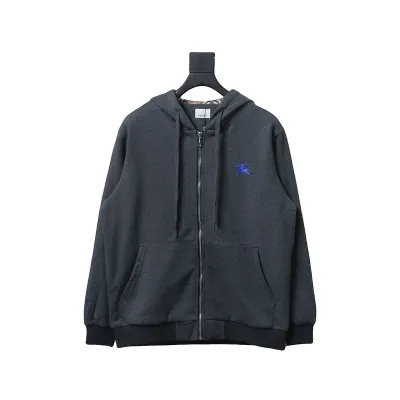Bstsneaker-Burberry chest zip-up jacket Grey 01