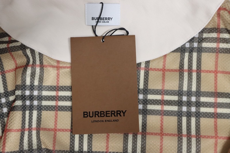 Bstsneaker-Burberry chest zip-up jacket White