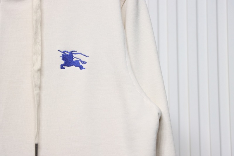 Bstsneaker-Burberry chest zip-up jacket White