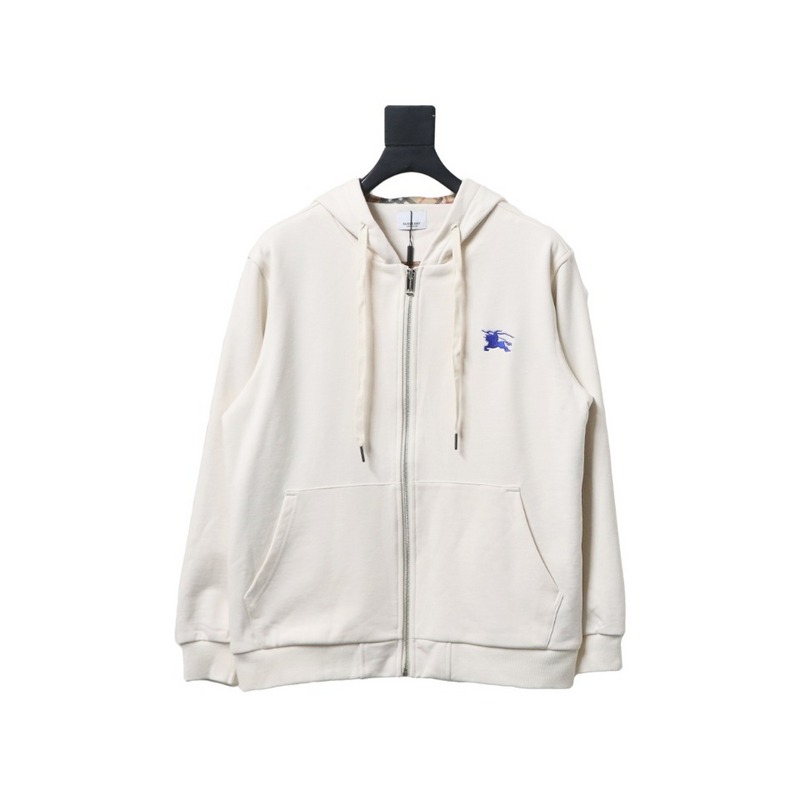 Bstsneaker-Burberry chest zip-up jacket White