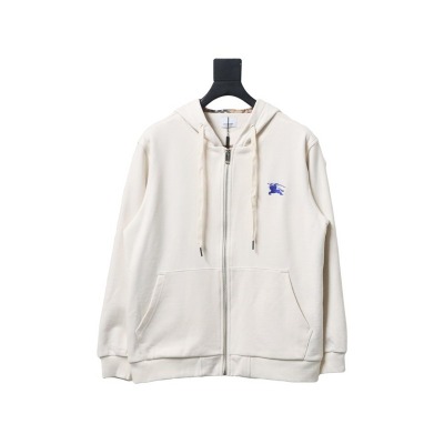 Bstsneaker-Burberry chest zip-up jacket White 01