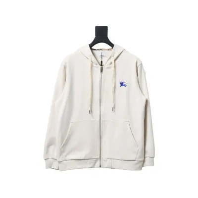 Bstsneaker-Burberry chest zip-up jacket White 01