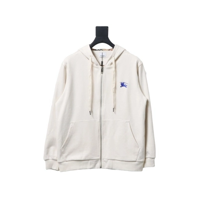 Bstsneaker-Burberry chest zip-up jacket White 01