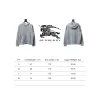 Bstsneaker-Burberry Warhorse Logo Embroidered Check Hooded Zip-Up Jacket Grey