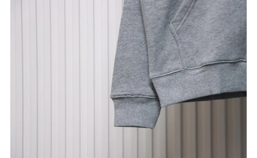 Bstsneaker-Burberry Warhorse Logo Embroidered Check Hooded Zip-Up Jacket Grey