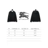 Bstsneaker-Burberry 22FW hooded zip-up hoodie Black-Khaki