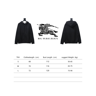 Bstsneaker-Burberry 22FW hooded zip-up hoodie Black-Khaki 02