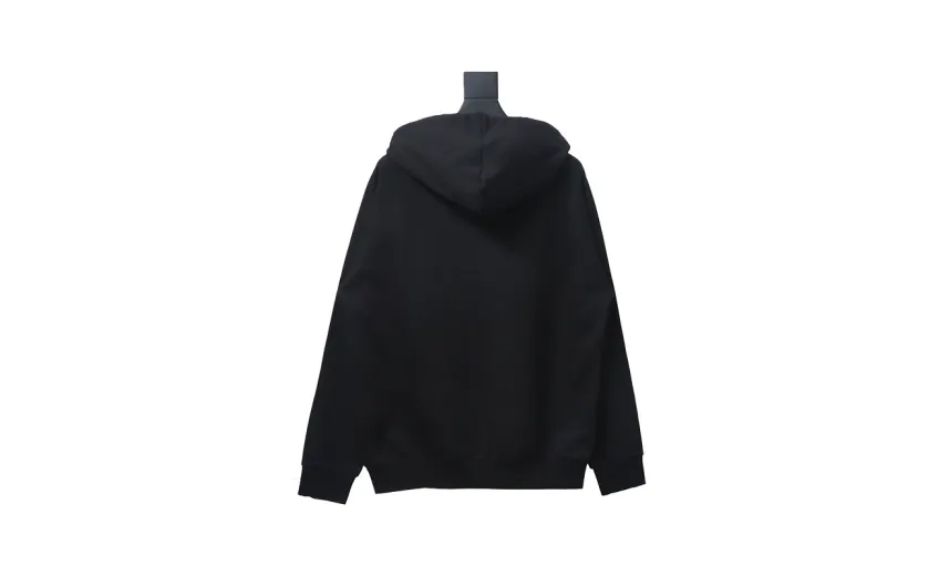 Bstsneaker-Burberry 22FW hooded zip-up hoodie Black-Khaki