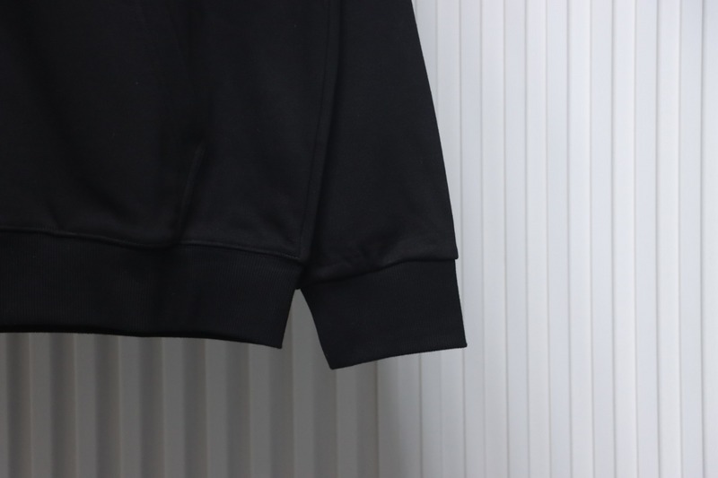 Bstsneaker-Burberry 22FW hooded zip-up hoodie Black-Khaki