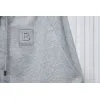Bstsneaker-Burberry 22FW hooded zip-up hoodie Light Grey