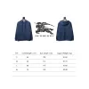 Bstsneaker-Burberry chest zip-up jacket Blue