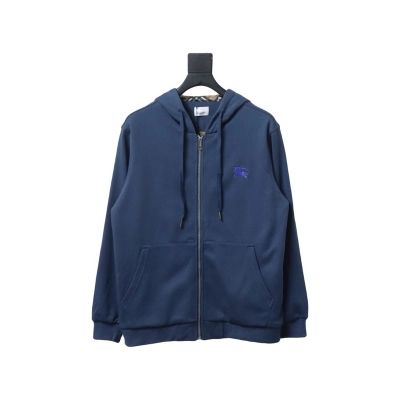 Bstsneaker-Burberry chest zip-up jacket Blue 01