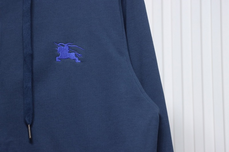 Bstsneaker-Burberry chest zip-up jacket Blue