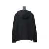 Bstsneaker-Burberry Warhorse Logo Embroidered Check Hooded Zip-Up Jacket Black