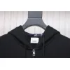 Bstsneaker-Burberry Warhorse Logo Embroidered Check Hooded Zip-Up Jacket Black