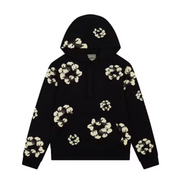 Bstsneaker-Denim Tears x CPFM Cactus Tears Wreath Hoodie Black