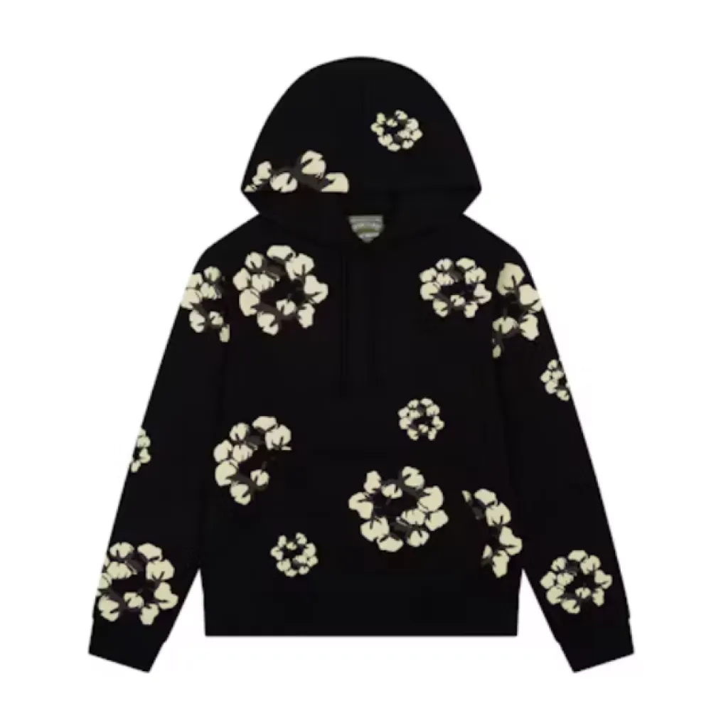 Bstsneaker-Denim Tears x CPFM Cactus Tears Wreath Hoodie Black