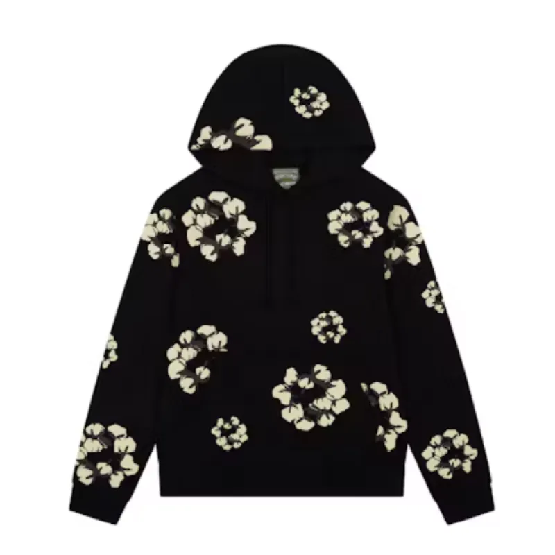 Bstsneaker-Denim Tears x CPFM Cactus Tears Wreath Hoodie Black