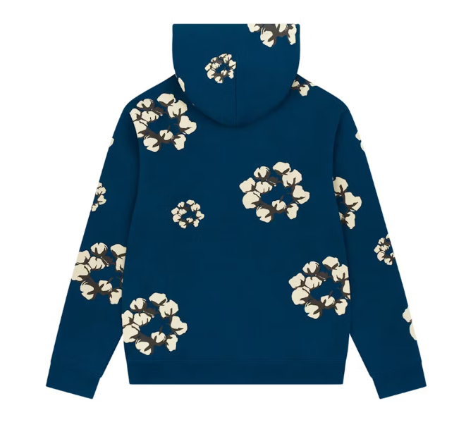 Bstsneaker-Denim Tears x CPFM Cactus Tears Wreath Hoodie Navy