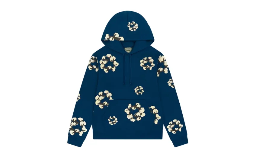 Bstsneaker-Denim Tears x CPFM Cactus Tears Wreath Hoodie Navy