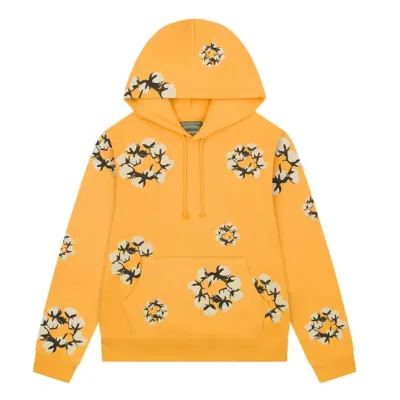 Bstsneaker-Denim Tears x CPFM Cactus Tears Wreath Hoodie Yellow 01