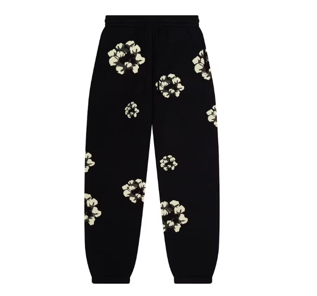 Bstsneaker-Denim Tears x CPFM Cactus Tears Wreath Sweatpants Black
