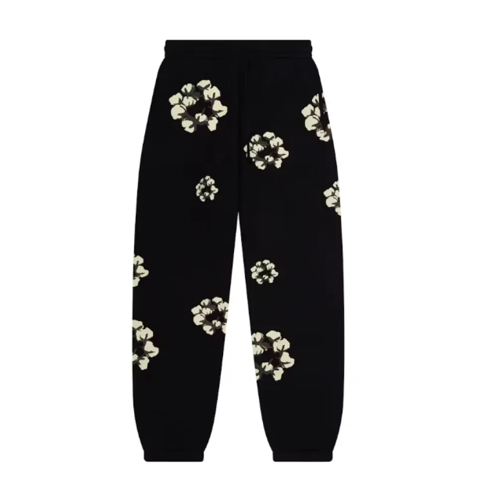 Bstsneaker-Denim Tears x CPFM Cactus Tears Wreath Sweatpants Black