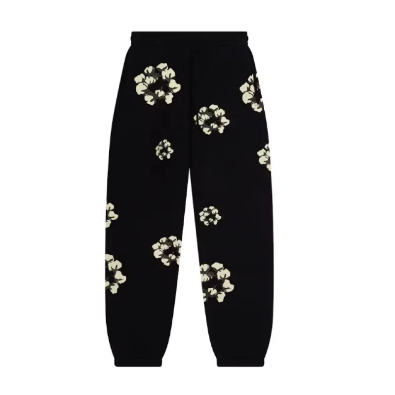 Bstsneaker-Denim Tears x CPFM Cactus Tears Wreath Sweatpants Black